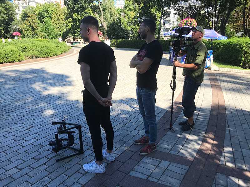 світлини зі знімального майданчику