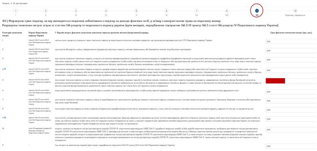 як подати декларацію на податкову знижку через електронний кабінет