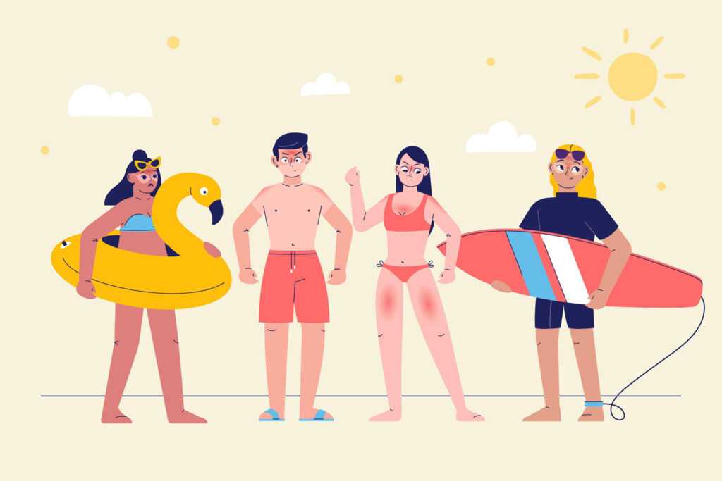 сонячний дерматит або алергія на сонце